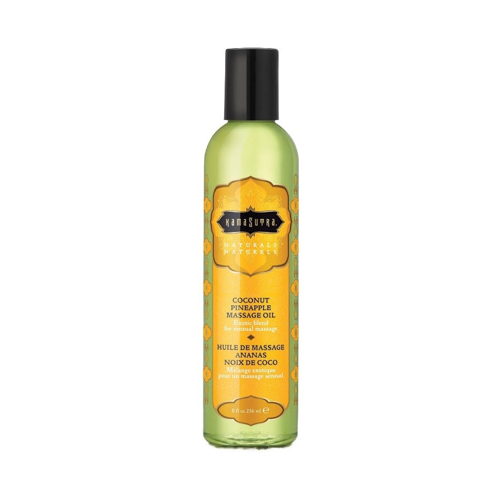 Kama Sutra Naturals Massage Oil-Coconut Pineapple 8oz